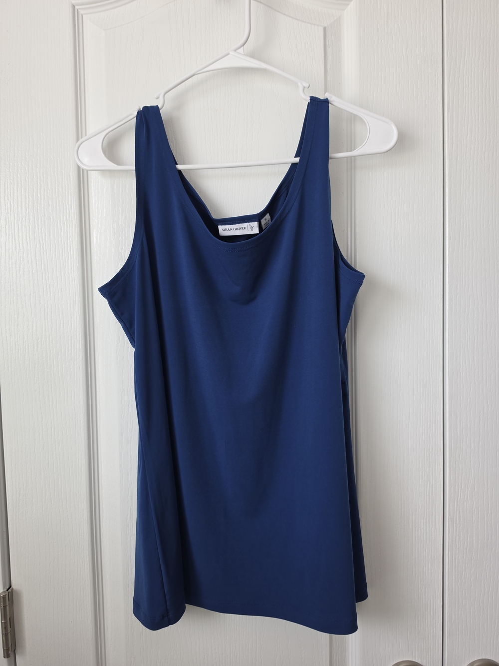 Susan Graver Navy Sleeveless Tank Sz Medium